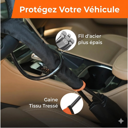 Antivol de Volant SteelClick – Protection Haute Sécurité Anti-Mousejacking